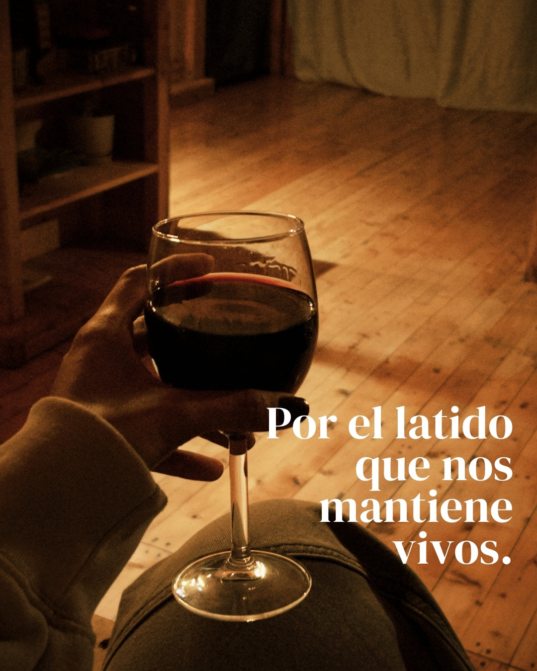 Por el latido que nos mantiene vivos.